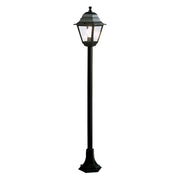 LAMPIONE CON COLONNA 'OLD' 60 W - cm 18 x 18 x h 121 nero  - I-LUCE BY SOVIL
