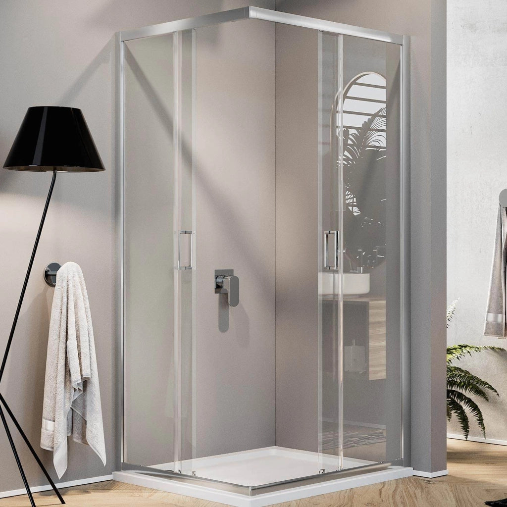 Box Doccia Rettangolare 75x90 H185 Trasparente 6mm mod. Ready