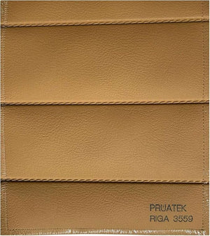 Tessuto FintaPelle Nautica Tappezzeria Alta Qualità "PRUATEK" - Colore RIGA SENAPE 3559 - Morbida e Resistente - Vendita al Metro - H.140