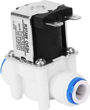 Vitello elettrico 24V DC - Normale chiusura - Connettore rapido - Filtratore d'acqua.