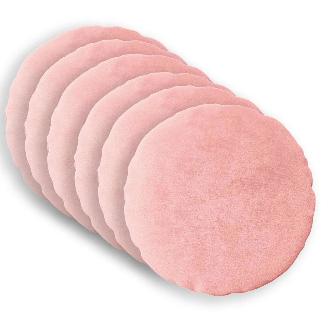 Federa 6 pcs HEERLEN Rosa Ø 60 cm Flanella 923110