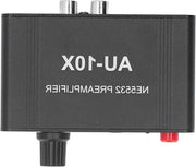 Stereo Segnale di Fase Phono Preamplificatore - Amplificatore di Casco con Ingresso RCA 3.5MM e Uscita di Casco - Qualità Audio Professionale