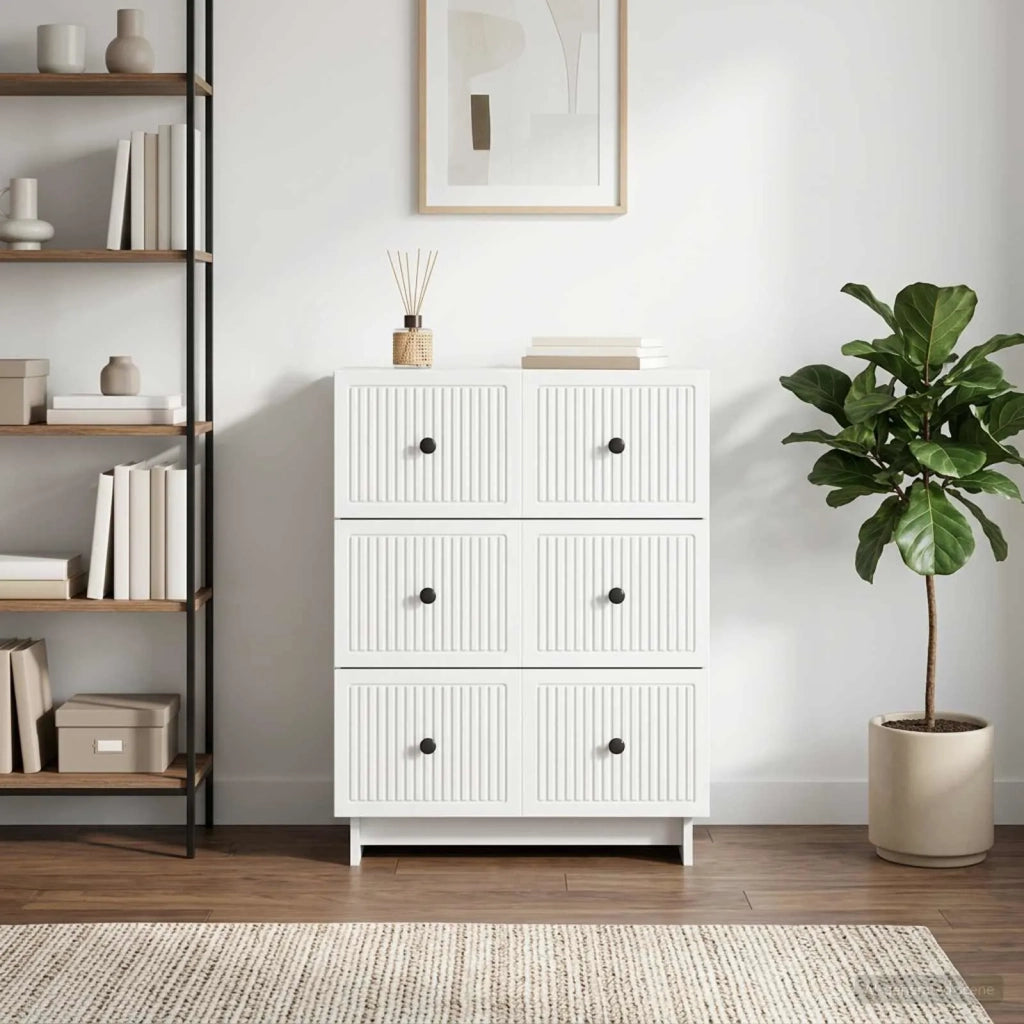 Mobile con Cassetti Bianco 66 x 34,5 x 90 cm 893915
