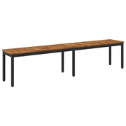 Panchina da giardino 201 x 35 x 45 cm Legno di Acacia Massello 901301
