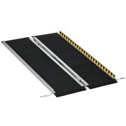 Rampa per Sedia a Rotelle Pieghevole in Alluminio 122 cm ¨C zephmum ¨C Nero 272 kg
