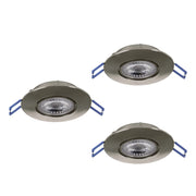 Faretto Incasso Moderno Gedrez Plastiche Grige Trasparente Led 4,9W 1560Lm