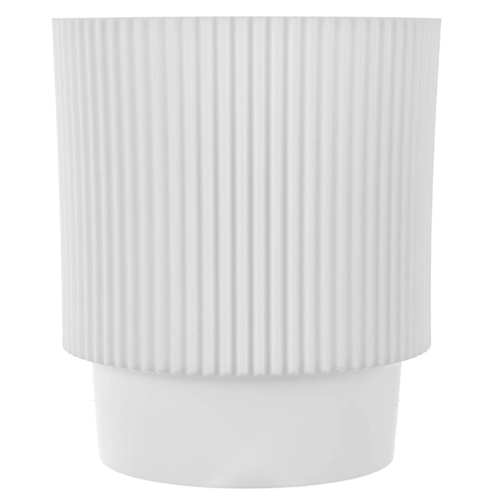 Vaso da fiori KADAX 13 cm, copripianta, vaso da fiori in plastica bianca