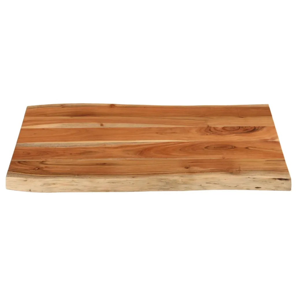 vidaXL Piano Tavolo 90x60x2,5 cm Rettangolare Legno Acacia Bordi Vivi