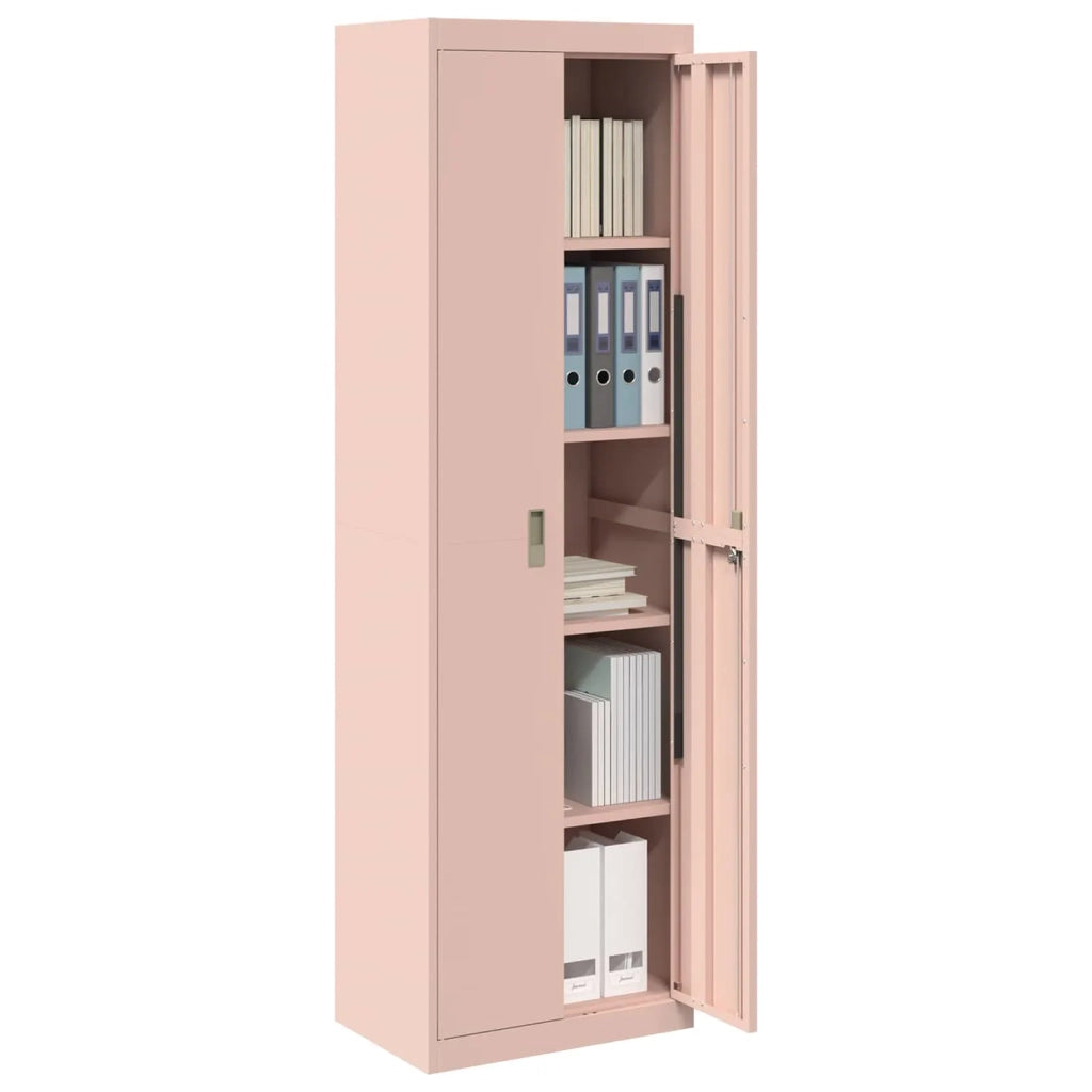 Armadio Rosa 60 x 40 x 200 cm Acciaio