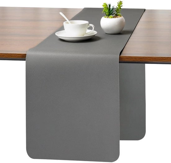 Tavolo da Cucina Esterno, Impermeabile, Antiscivolo e Decorativo, 40 x 240 cm (Grigio)