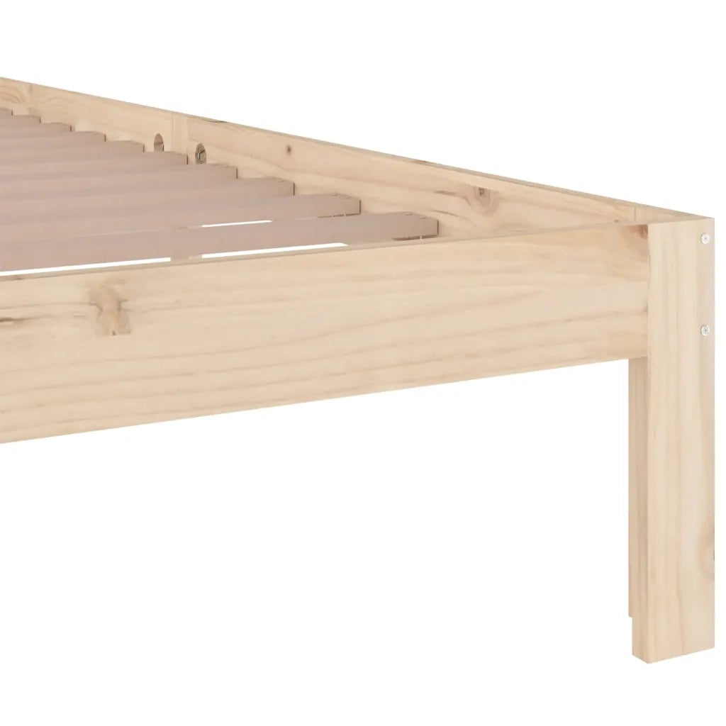 Giroletto-Struttura Letto in Legno Massello 135x190 cm Double 513662