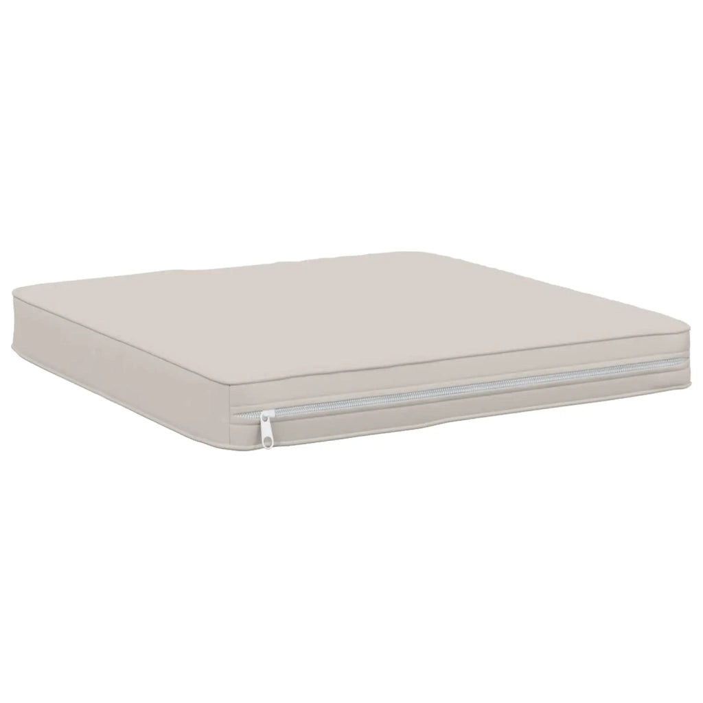 Cuscini per Sedia in 4 Pezzi VUGHT 4 pcs 100% Poliestere Bianco 946241