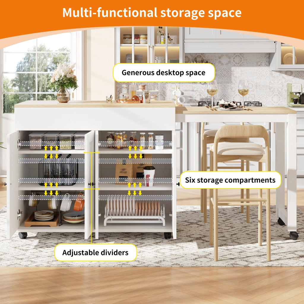 TAVOLO BAR Allungabile 117-180x50x94,6 cm Bianco MDF
