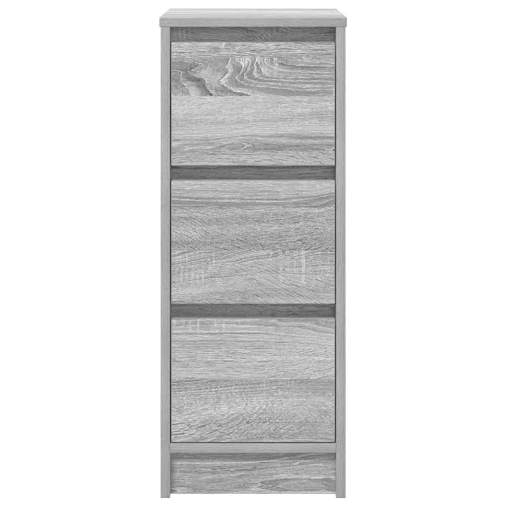 Credenza Grigio Sonoma 29,5x34x76 cm in Legno Multistrato 861639