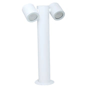 Trade Shop - Lampione Giardino Moderno Con Diffusori Orientabili Lampada Attaco Gu10 Ip44 539pb-b440 - Bianco