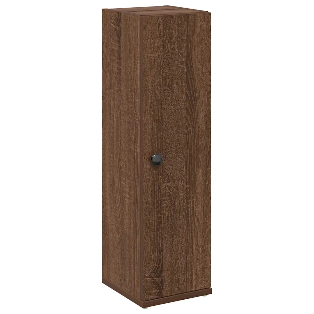 Mobile da Bagno con Portarotolo Rovere Marrone 20,5x22x72 cm 858521