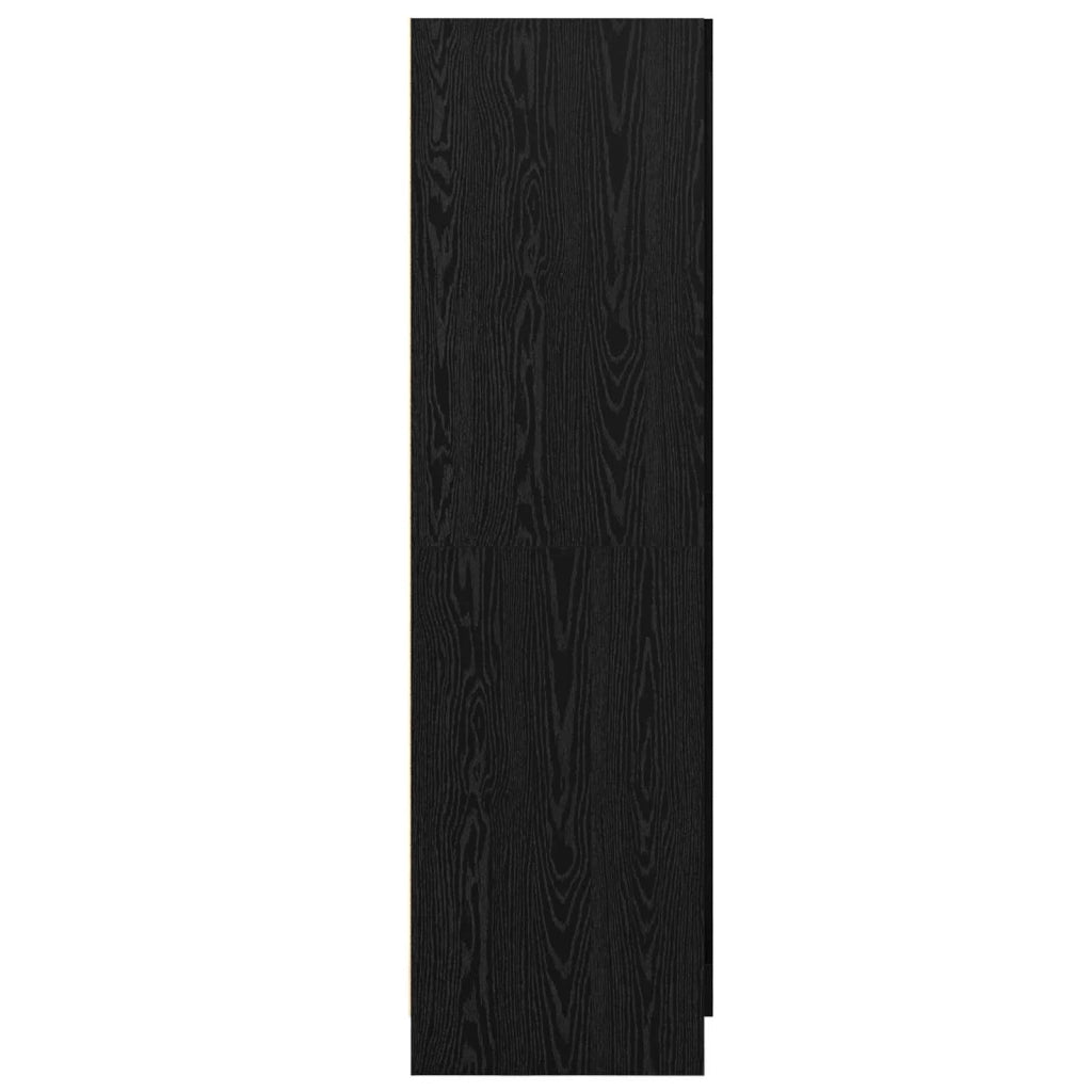 Guardaroba Rovere Nero 82,5 x 51,5 x 180 cm Legno multistrato 875163