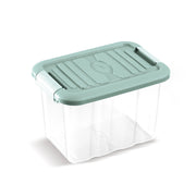CONTENITORE SALVASPAZIO "EVERBOX" CON COPERCHIO + CLIPS RETTANGOLARE MIS. "XS"  MHOME 10.3105.1.12.XS