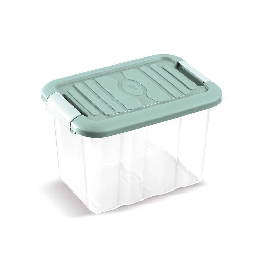 CONTENITORE SALVASPAZIO "EVERBOX" CON COPERCHIO + CLIPS RETTANGOLARE MIS. "XS"  MHOME 10.3105.1.12.XS
