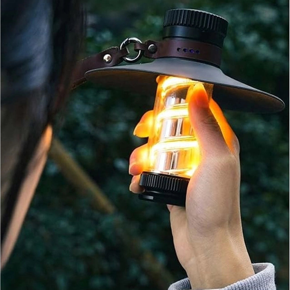 Trade Shop - Lanterna Luce Da Campeggio Lampada Emergenza Torcia Led Portatile Escursionismo 707pro -