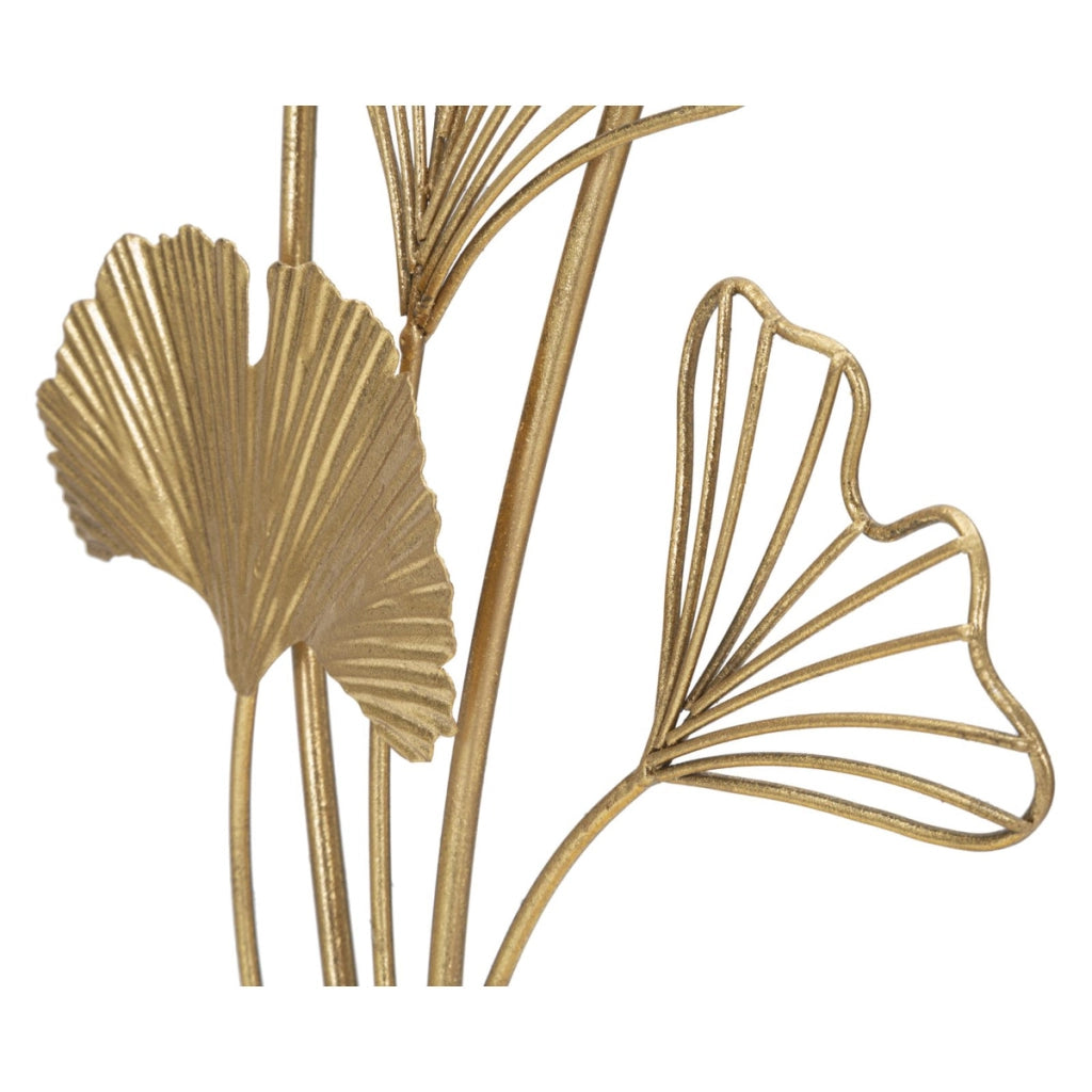 Scultura Foglia 62, Oro, Metallo, 26x11,5x44,5 cm