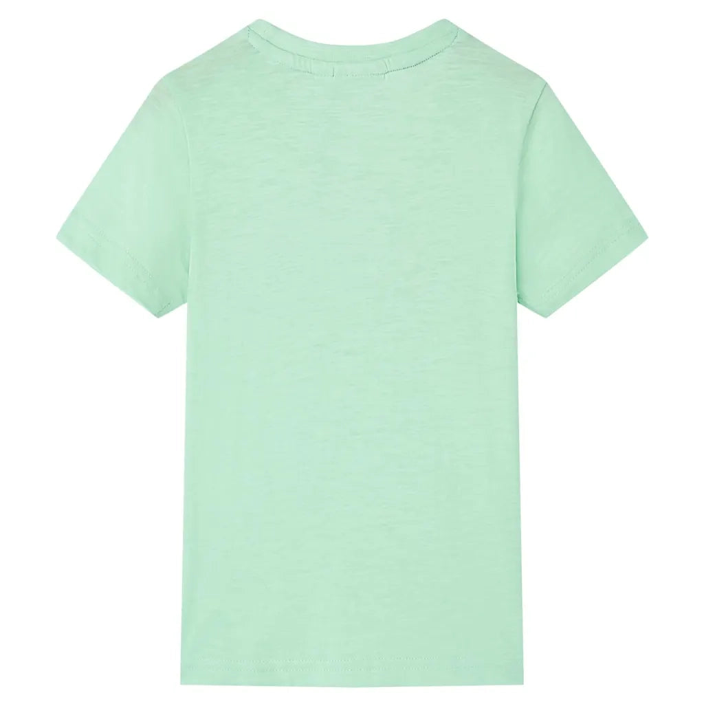 Maglietta da Bambino Verde Chiaro 128