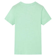 Maglietta da Bambino Verde Chiaro 128