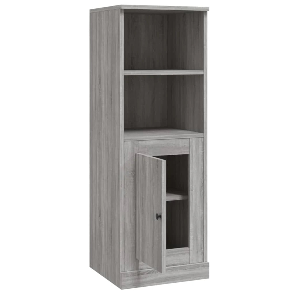 Buffet credenza cassettiera mobiletto mobile contenitore organizer cucina soggiorno salotto rovere Sonoma alto 36 x 35,5 x 103,5 cm legno ingegnerizzato grigio 02_0035353