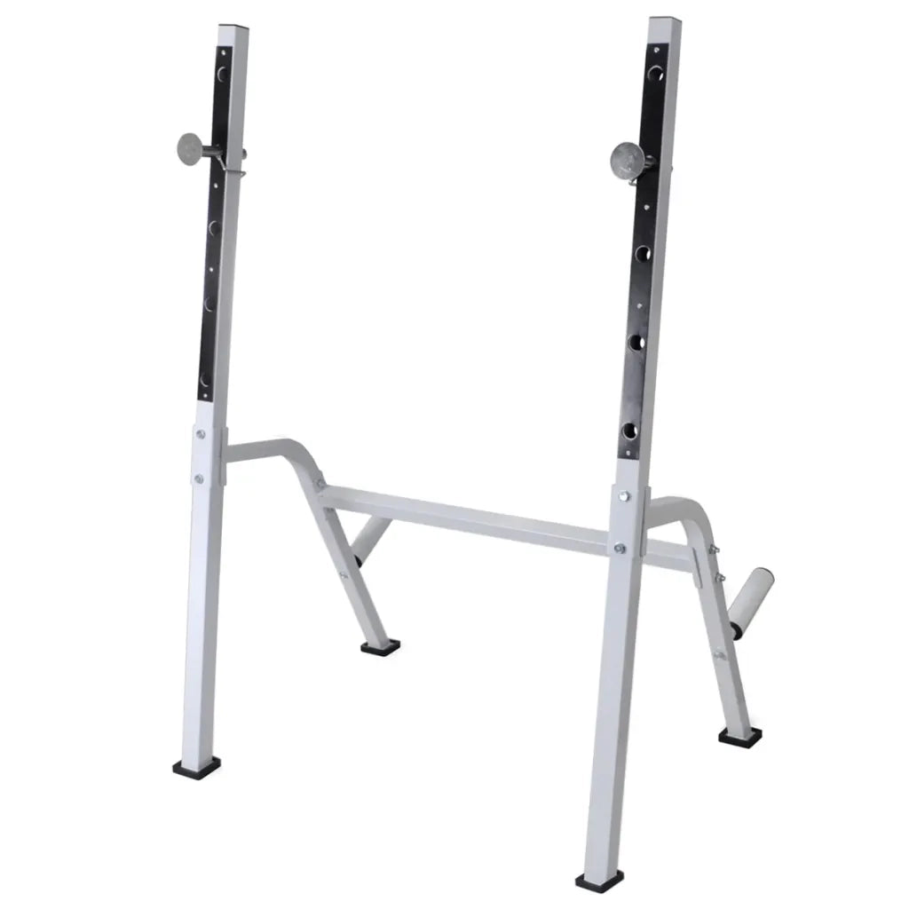 Panca Multifunzione con Rack Bilanciere e Set Manubri 90 kg 275372