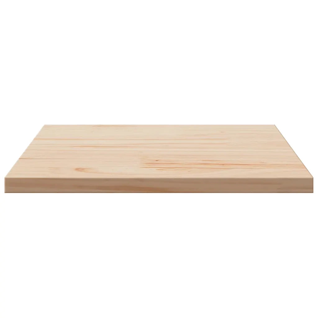 Piano per Tavolo 50x50x2,5 cm Quadrato Legno Massello di Pino 847424