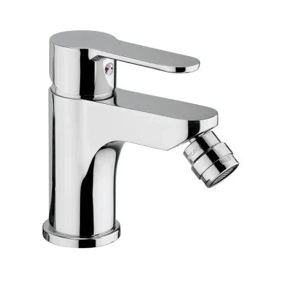 Set rubinetti lavabo e bidet Paffoni Blu cromati con scarico incluso