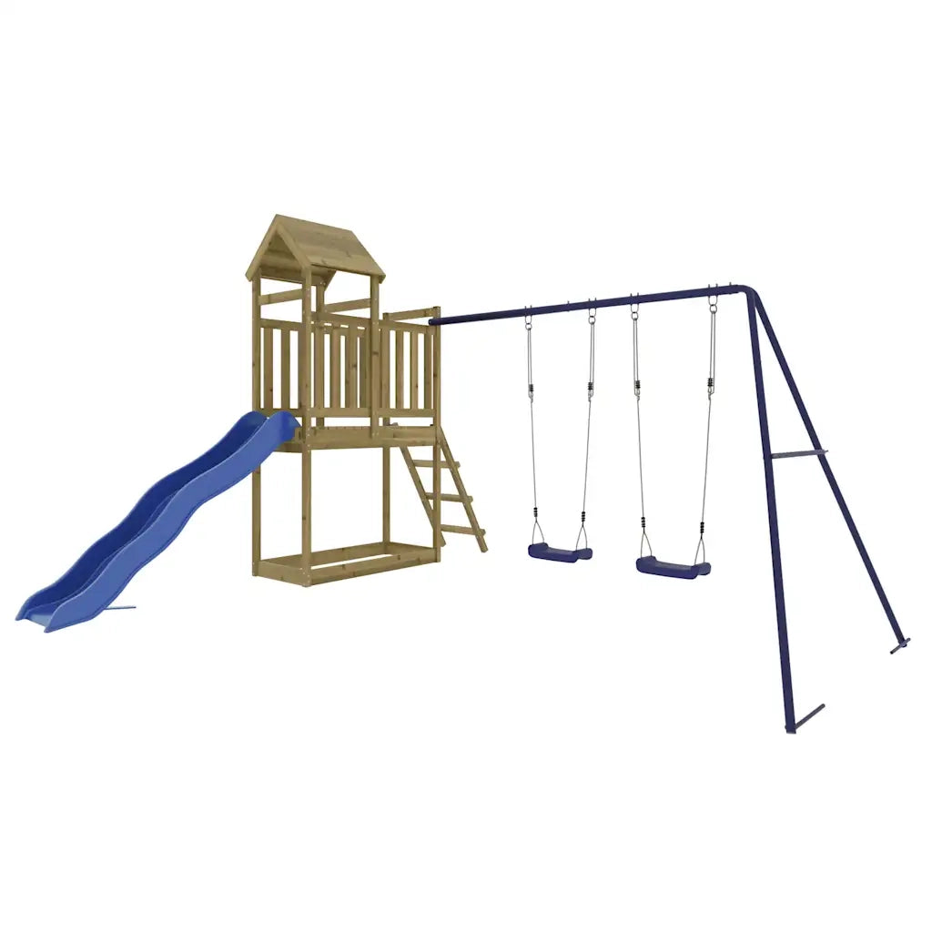 Set da Gioco da Esterno in Legno di Pino Impregnato CFW2311080