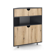 Vicco Credenza Antracite/quercia 79 x 96 cm con 4 scomparti