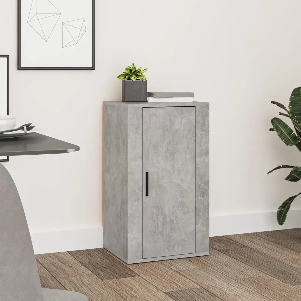 Credenza | Madia | Buffet da pranzo | Armadio da pranzo Grigio Cemento 40x33x70 cm in Legno Multistrato