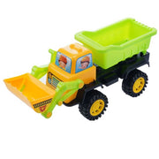 Trade Shop - Grande Camion Ruspa Di Plastica Con Ruote Pala Escavatrice Giocattolo 29x20cm 258302 -