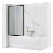 Schermo Vasca Rea Lagos Fix 80 Black