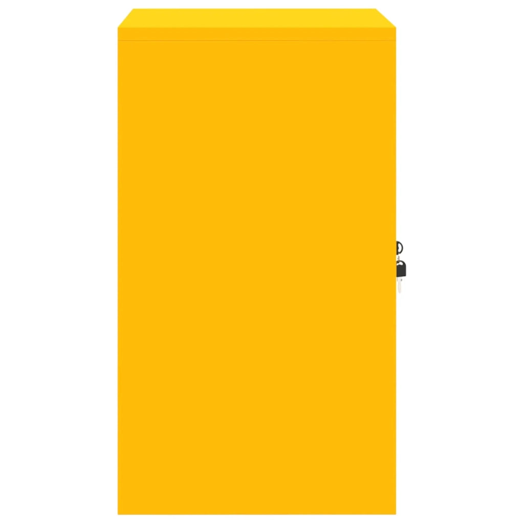 Armadio Giallo senape 60 x 40 x 70 cm Acciaio