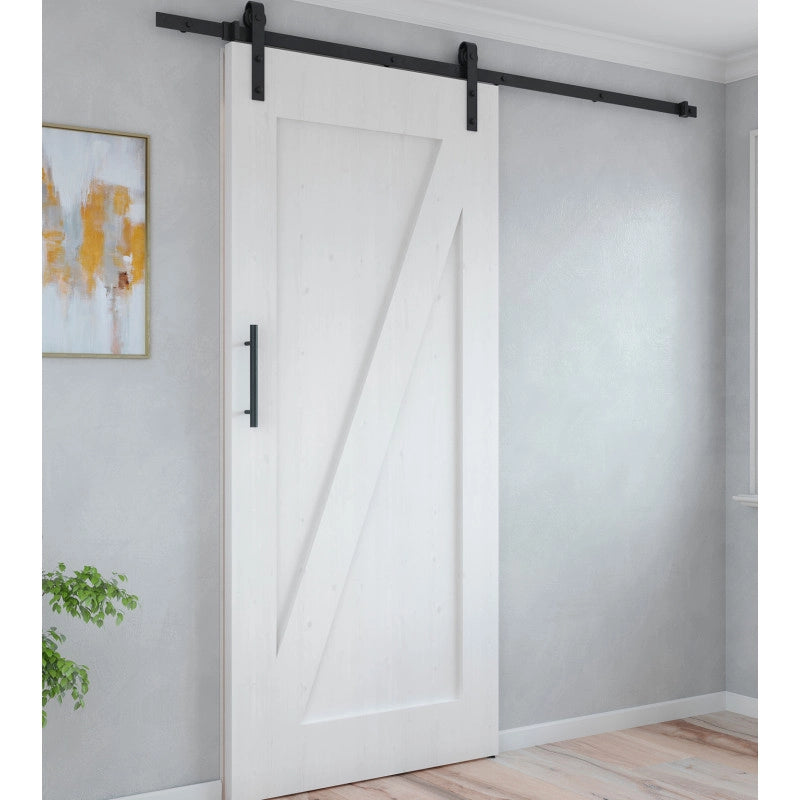 Kit di ferramentaper armadio 2 ante scorrevoli e chiusura soft Flow con binari incassati 2,35 m, pannelli non inclusi,..