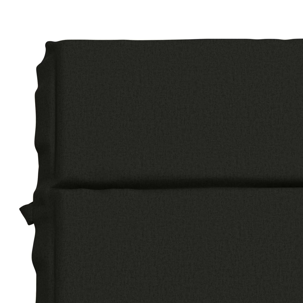 Cuscino per Lettino GEMERT 100% Poliestere Nero 200 x 50 x 3 cm 948449
