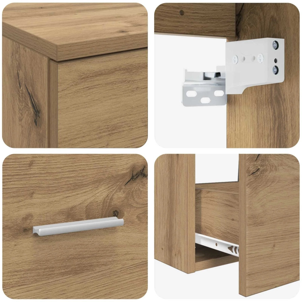 Set di mobili per il bagno 2 pcs Rovere Artigianale 3403951