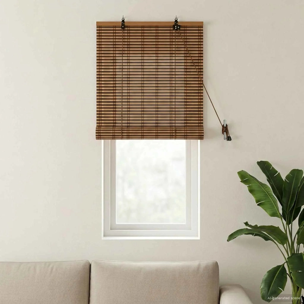 Tenda a rullo Marrone 50 x 160 cm Bambù 42039770