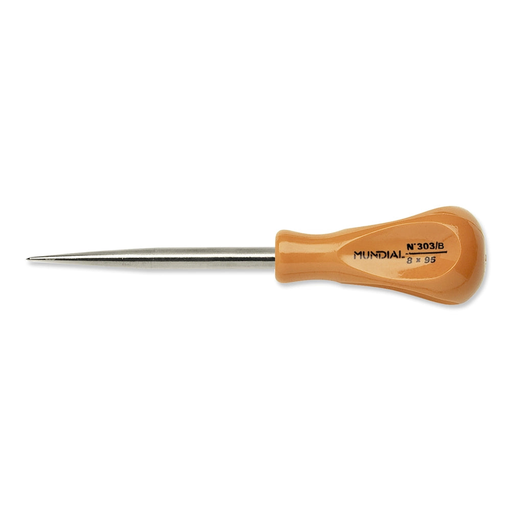 SPUNTONE A PUNTA TONDA IMPUGNATURA ACETATO Ø 8 x 125 mm MUNDIAL 0303.210