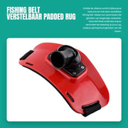 Supporto per pesce con cintura regolabile - Padded supporto - Fermo rotante - Leggero - Resistentente agli impatti ABS - Adatto per pescatori - Supporto per pesce