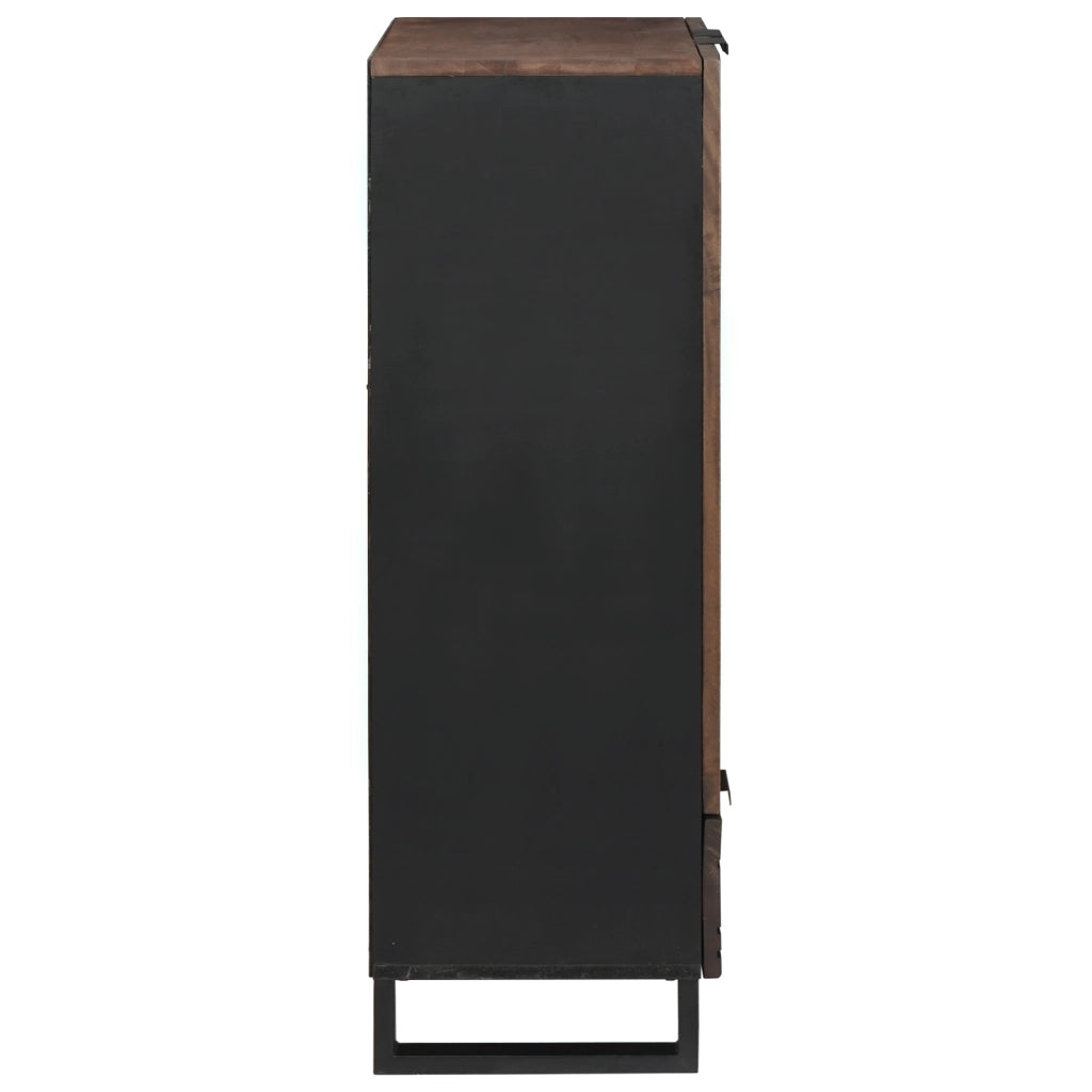 Alto pannello 60x33.5x100 cm in legno massello di mango