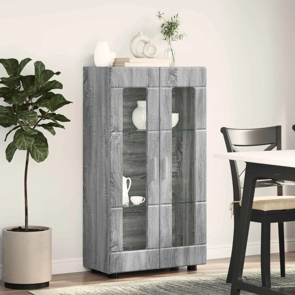 Credenza con porta FLORIN Grigio Sonoma 55,5 x 29 x 100 cm 880257