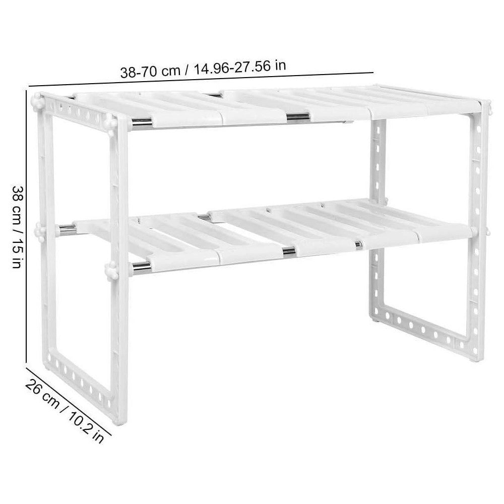 Trade Shop - Scaffale Retrattile Per Utensili Prodotti Da Cucina Mensola Sottolavello Scarico -