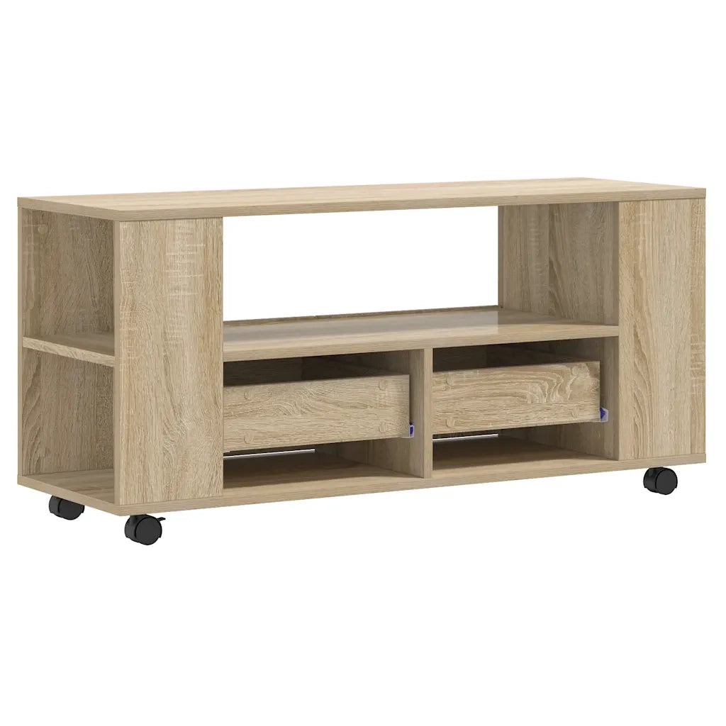Mobile TV-Credenza per TV-Console TV Rovere Sonoma 102x34,5x43 cm in Legno Multistrato