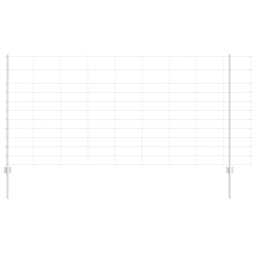 Pali della Recinzione  22 pz U-Channel 120 cm Acciaio Zincato