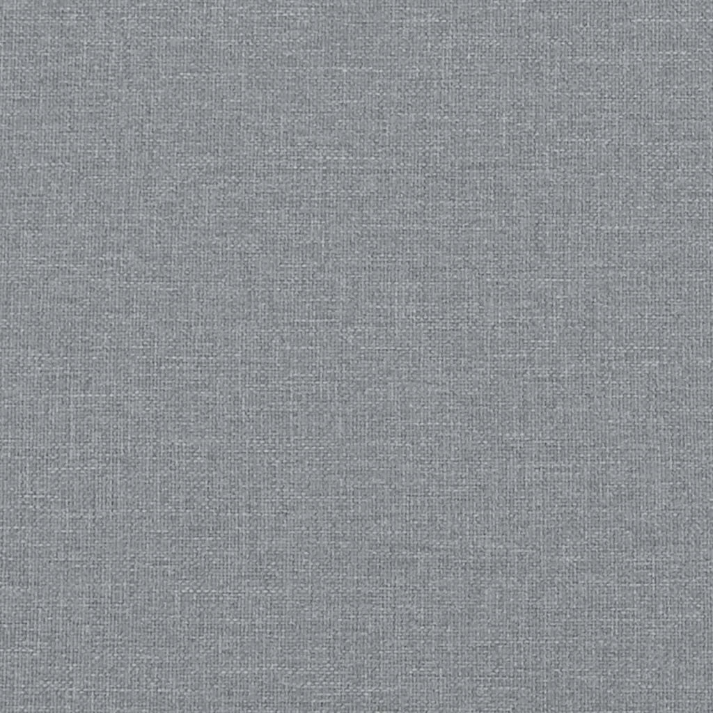 Cuscino Testiera Hvar Grigio Chiaro 160 cm in Tessuto CFW1932435
