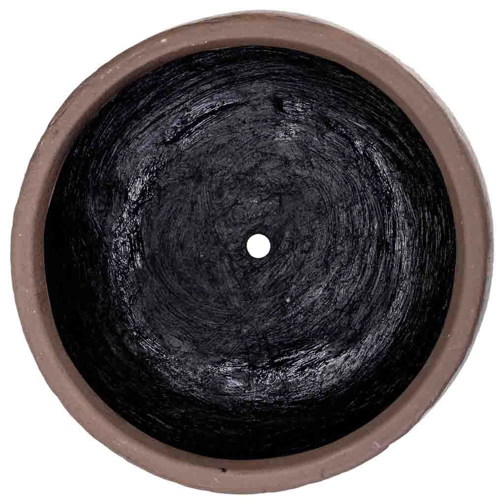 Fioriera in fibra di vetro bianca 45x45x30 cm